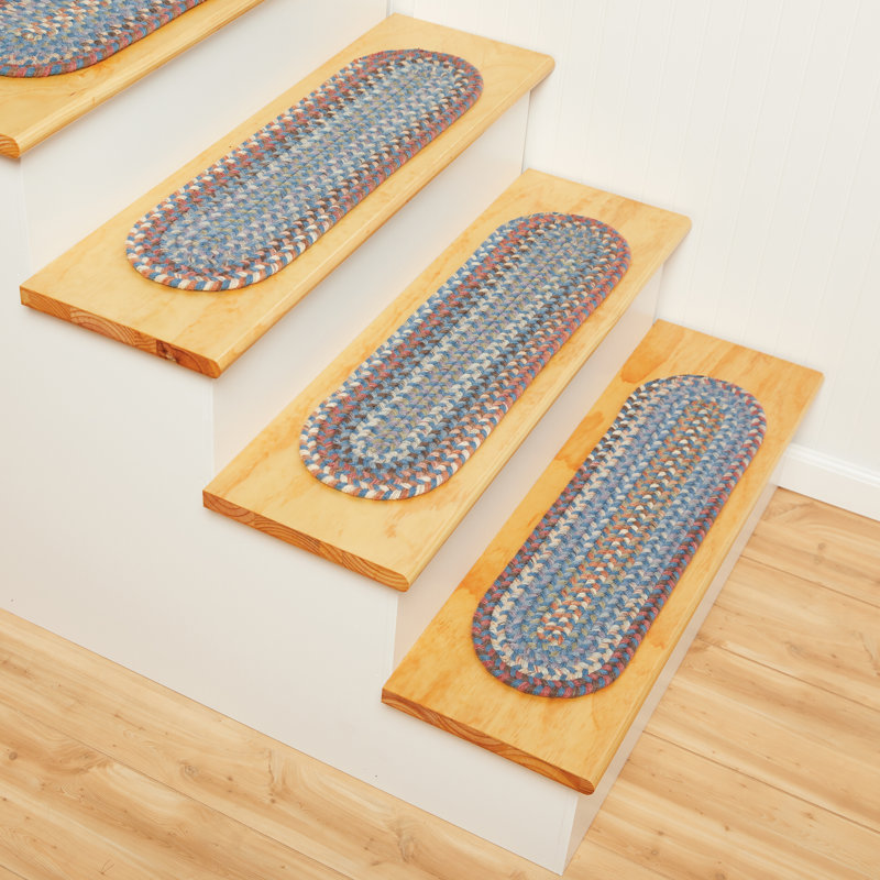 Tapis d'escalier Ellensburg Bar Harbor Bluestone, 1