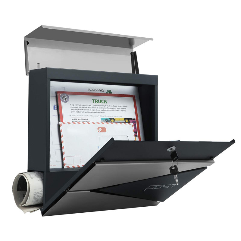 Mitsuharu Post Box, Light Grey/Grey