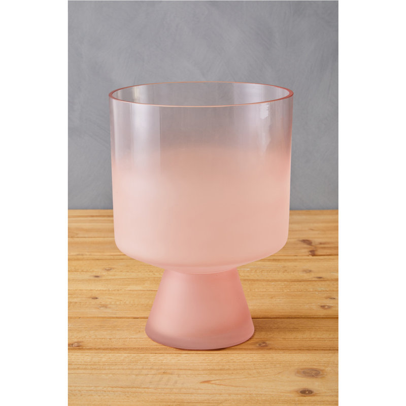 Aylsworth Handmade Glass Table Vase, 27.5cm H x 19.5cm W x 19.5cm D