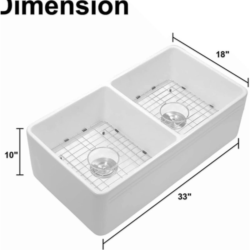 Farmhouse/Apron Front  Ceramic Kitchen Sink