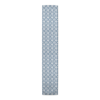 Tile Pattern Cream 4 Table Runner