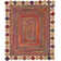 Herzig Hand-Woven Flatweave Red Area Rug