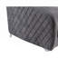 Fauteuil d'appoint moderne en velours gris 36 "Sofia-123012911
