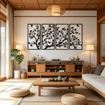 Plants & Flowers Wall Decor on Metal