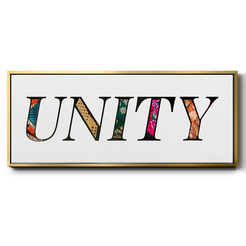Unity - toile encadrée, H 20 po x l 50 po