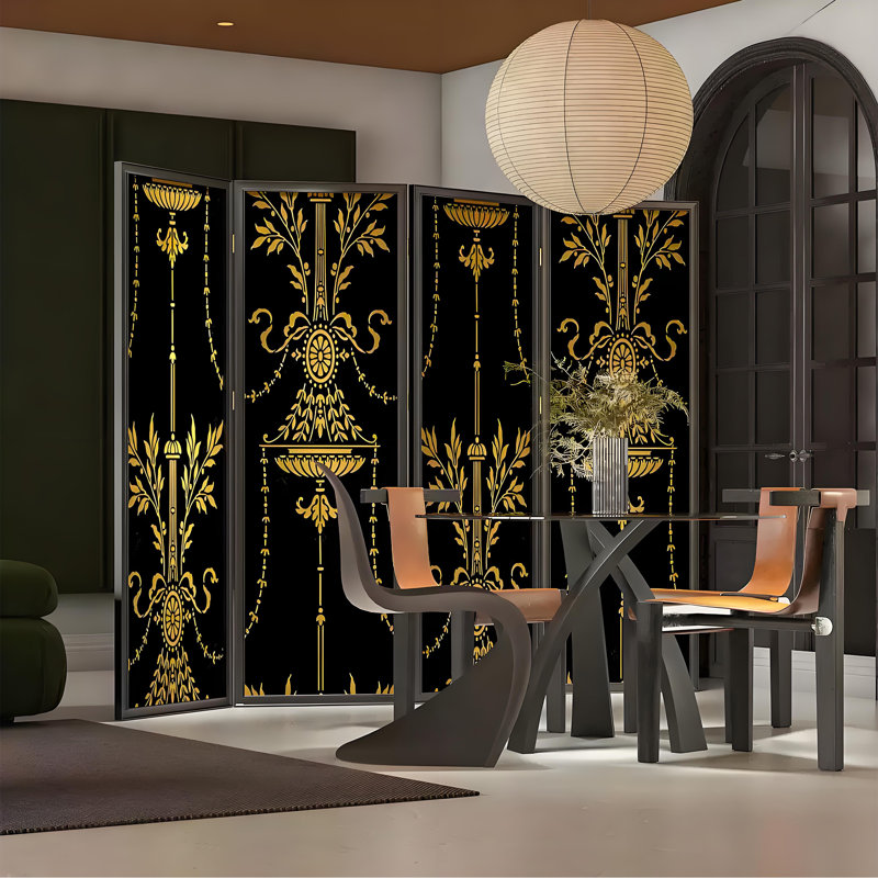 Modern Luxe Decorative Screen, 70.87"H x 94.49"W x 1.57"D