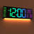 Large Digital Wall Mount Clock, Count Down Timer With Remote, Alarm, Big LED, Birthday Gift,(Black)