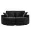 Fauteuil demi-tonneau rembourré avec porte-gobelets-1186097766