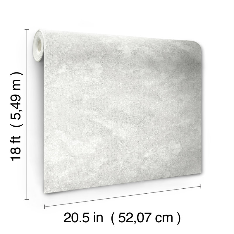 Peel & Stick Clouds Roll, Light Gray