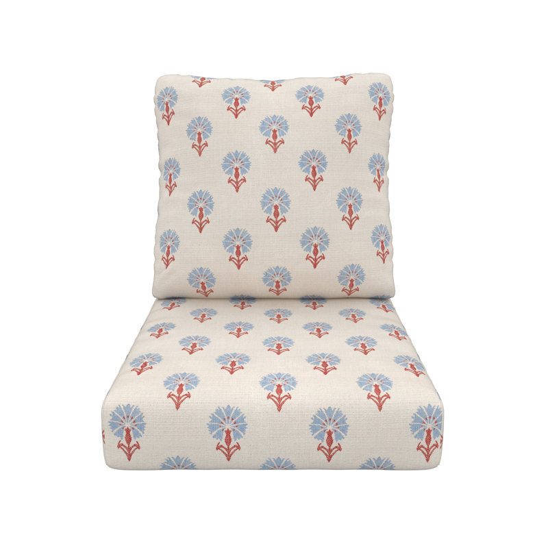 Coussin de siège / chaise longue Amala Sunbrella®, Sunbrella Mira Bluebell