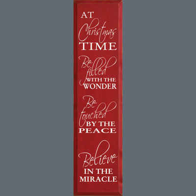 Textual Art on Wood