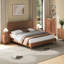 Table de chevet avec 2 tiroirs Mid-Century-617000654
