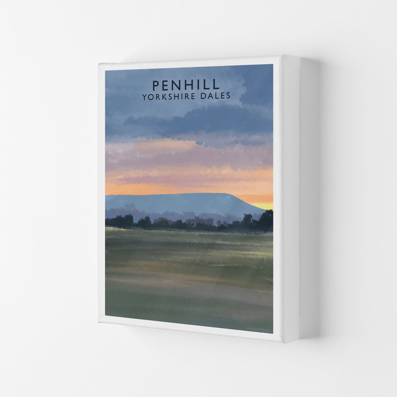 Penhill 3 Portrait by Richard O'Neill - Print, Wrapped Canvas, 40cm H x 30cm W x 4cm D