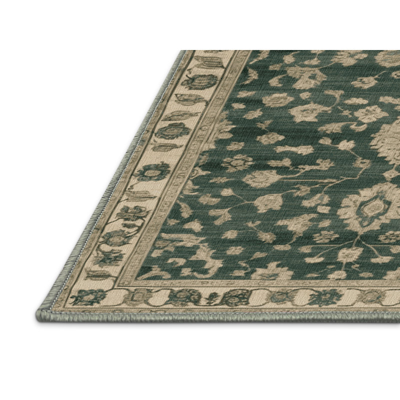 Tapis vert lavé à la machine, Carré 7 pi