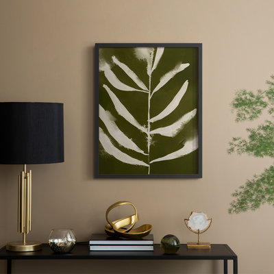 «Organic Bloom II», reproduction encadrée - bois massif