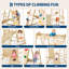 Aire de jeu en bois 8 en 1 Jungle Gym for Kids