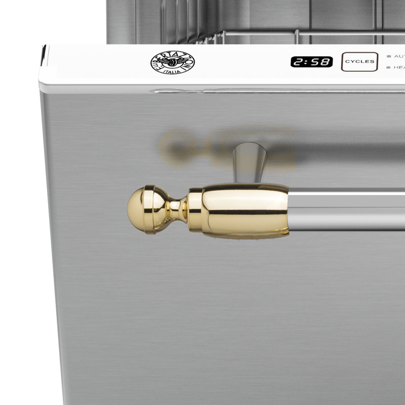 Bertazzoni Universal Dishwasher and Refrigerator Trim Kit, Gold