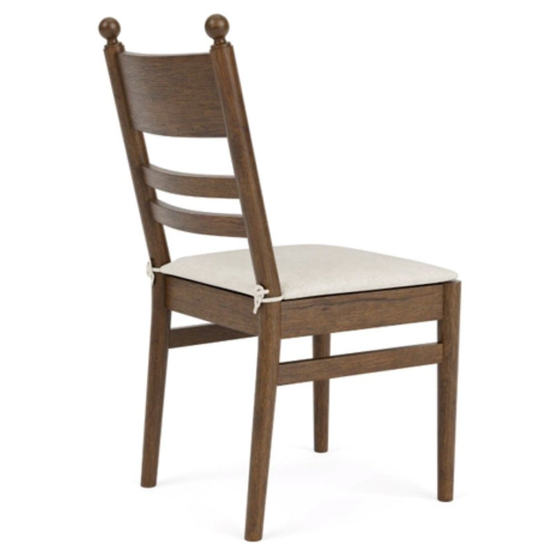Fauteuil Billie, Bois brun