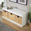 Areli 3 Drawer Padded Seat Hallway Shoe Storage Bench