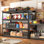 Étagères de rangement l 48 po Alue, étagère de garage réglable en métal pour le garage, sous-sol