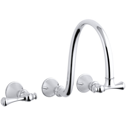 Revival® Double Handle Wall Mounted Tub Spout Trim