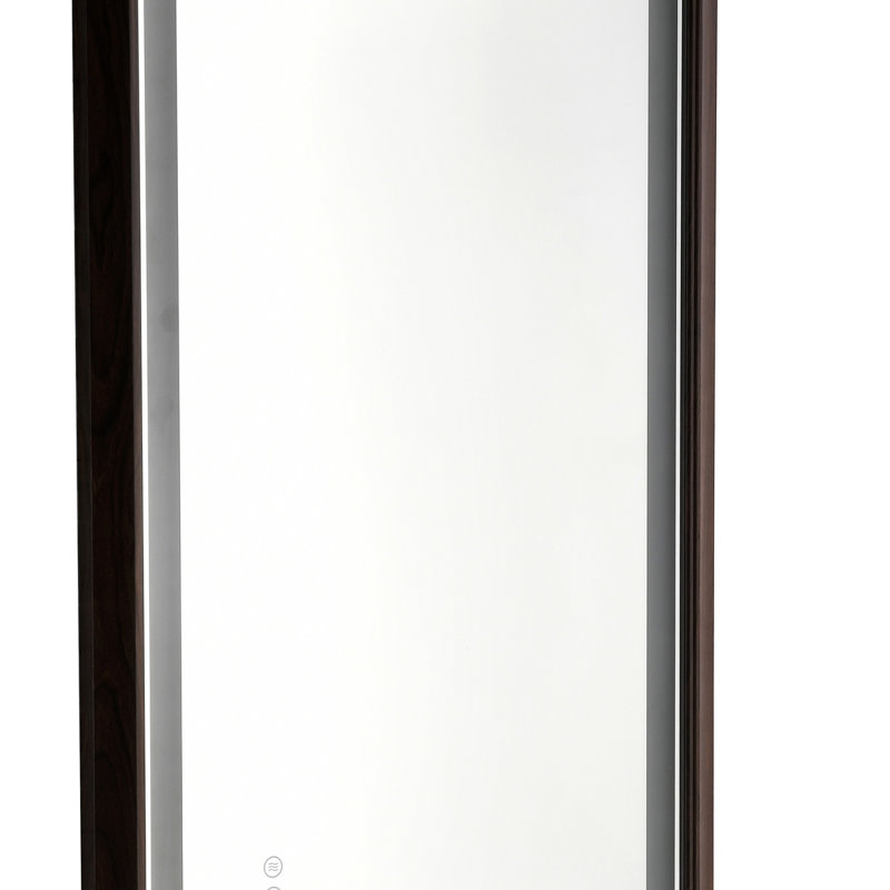 40 X 24 Inch LED Bathroom Mirror With Aluminum Frame, Wall Mounted Vanity Mirror, Anti-Fog, Memory, 3 Colors, Stepless Dimmable