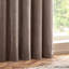 Heavy Chenille Room Darkening Eyelet Curtains-91668130-91668128