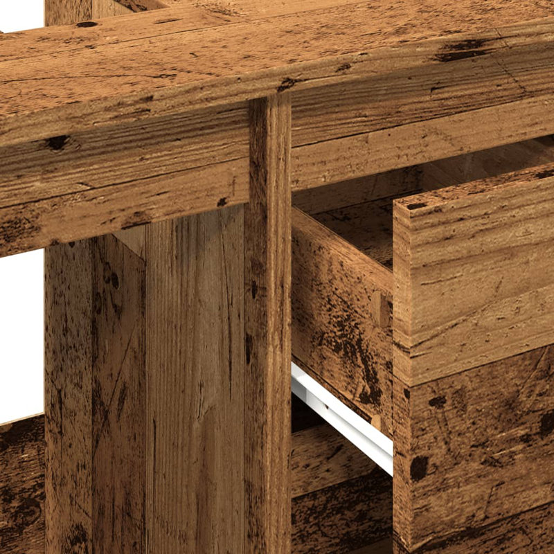 Roumena 65cm Single Bathroom Vanity Base Only, Old Wood