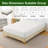 Waterproof And Thick Mattress Protective Pad - Breathable And Dustproof Fit Bed Sheet Design Skin Friendly Bed Cover Suitable For Home Dormitory And Hotel Use-66345231