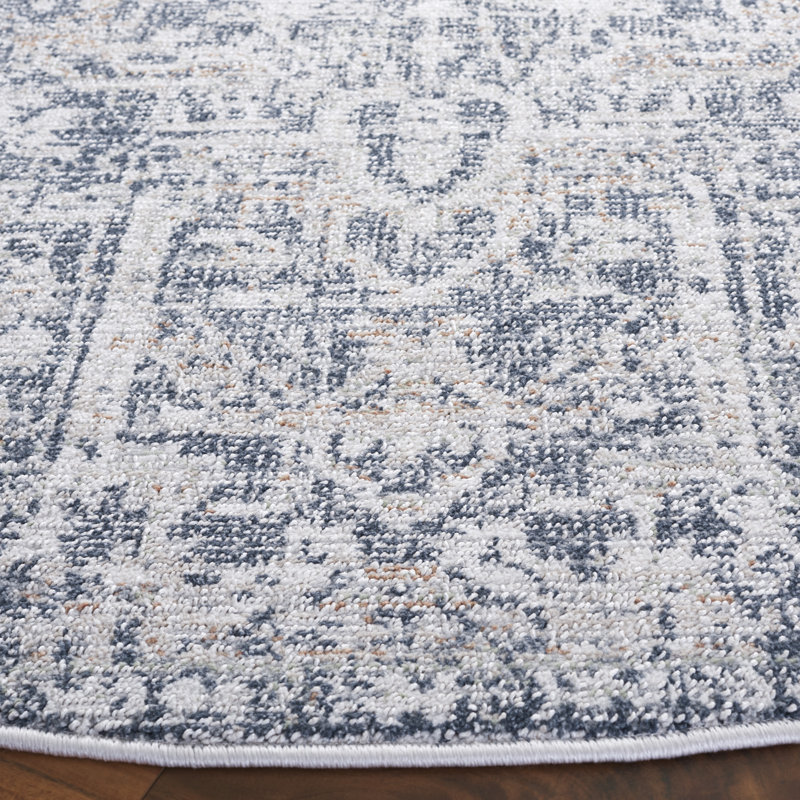 Kenney 100 Performance Oriental Rug, Round 6'7"