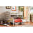 Twin Xl Over Queen Bunk Bed, White - Bedroom Bed With For Space Saving Over Easy Setup-1598234349-1598234348