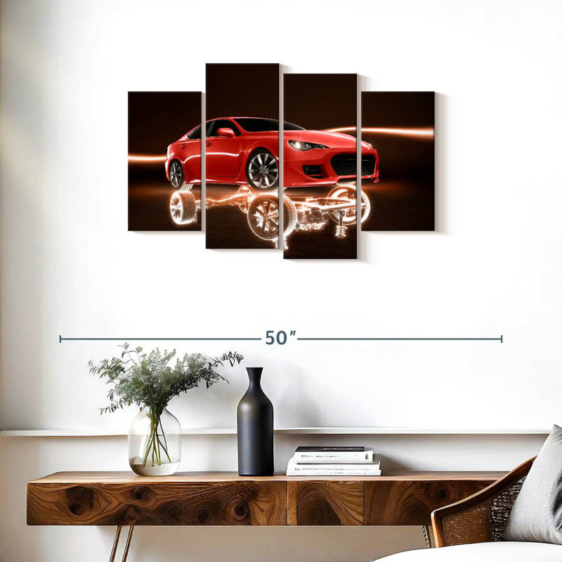 Cadre de voiture Mehar Glow, H 22 po x l 36 po