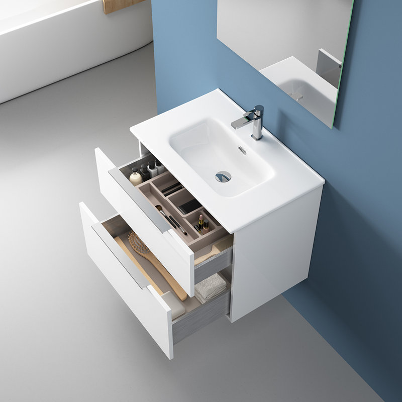 Dalia 28'' W Single Vanity, Glossy White