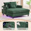 Chaise longue multifonctionnelle rembourrée-2067853858
