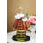 Roman Catholic Orthodox Infant Of Prague Sculpture 12.5"H With Brass Name Plate