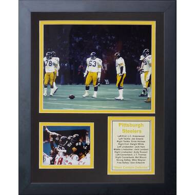 Legends Never Die NFL 1974 Pittsburgh Steelers Super Bowl IX Champions Framed Double Matted Photos, 12 x 15