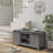 8 Pair Shoe Storage Bench with Sliding Doors-1978173020