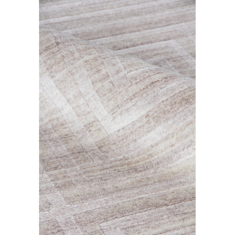 Castelli Geometric Area Rug in Light Beige, Rectangle 8' x 10'