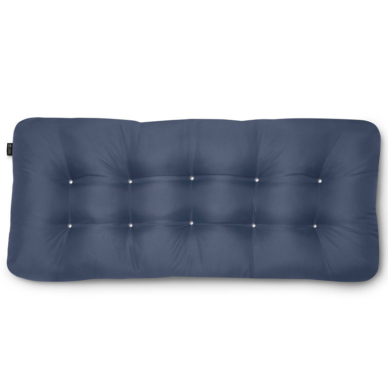 Bergholt Outdoor 5'' Bench Seat Cushion, Blue, 54" W x 6.61" D
