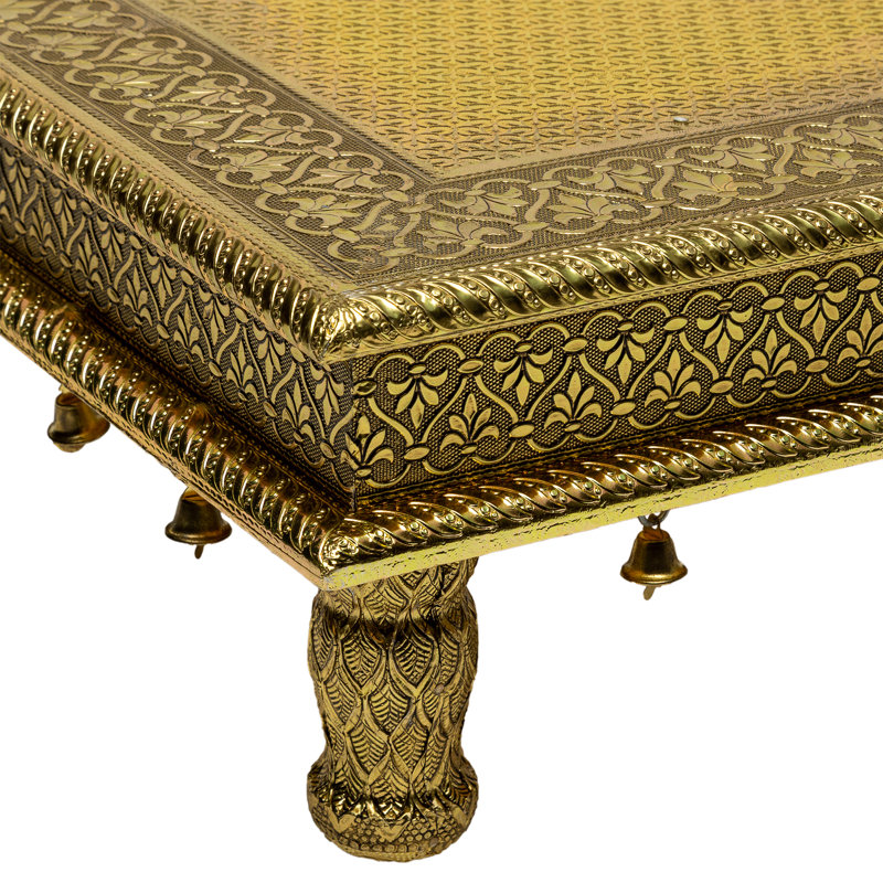 Aspasija Solid Wood Four Leg Coffee Table