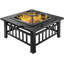Reisterstown Square Iron Wood Burning Smokeless Outdoor Fireplace