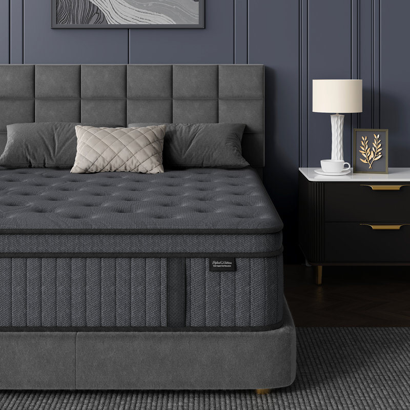 Medium Pocket Spring Hybrid Mattress With Memory Foam, 12", Full