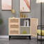 Wood 1 - Door Rectangle Accent Cabinet
