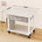 2 Tier Industrial-Grade Printer Stand with Storage, Printer Table with Storage & Drawer, Heavy Duty Shelf for Small Space, Office Organization for Home Office-1709390327
