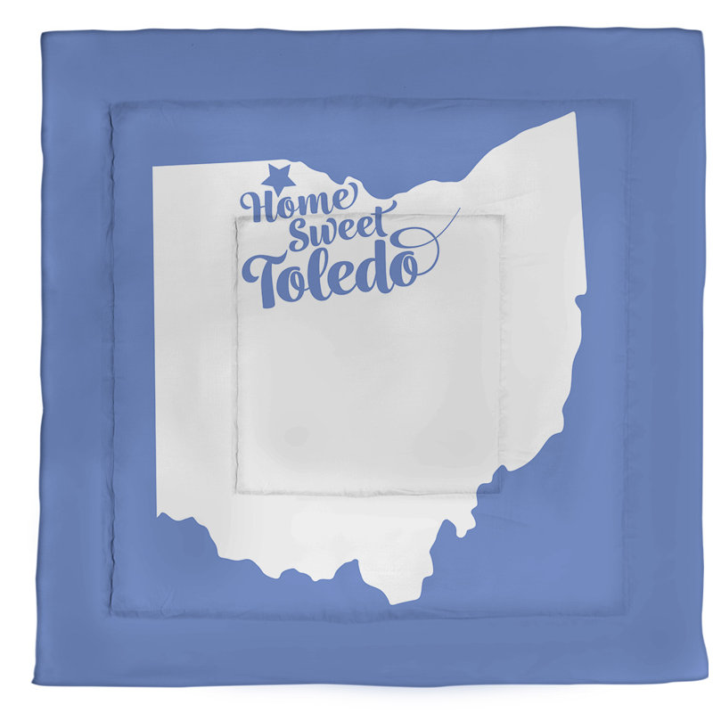 Ohio Polyester Comforter, Blue