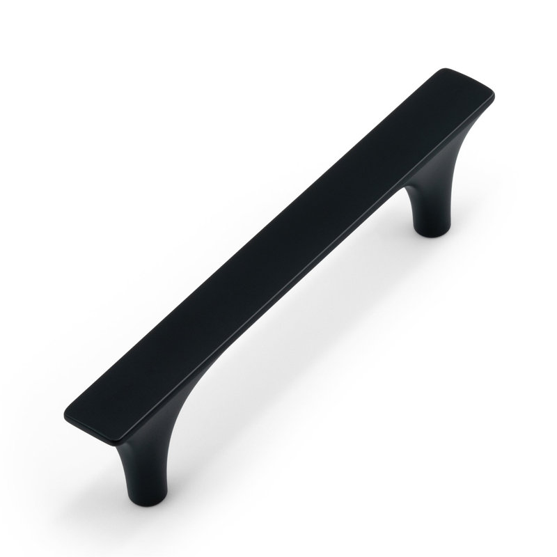 Poignée barre New Collection, Noir satiné, 3 3/4"