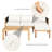 3 - Person Patio Conversation Set with Cushions