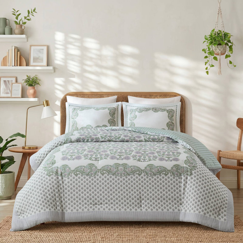 Ensemble d'édredon 3 pièces Tilly, Double/Grand