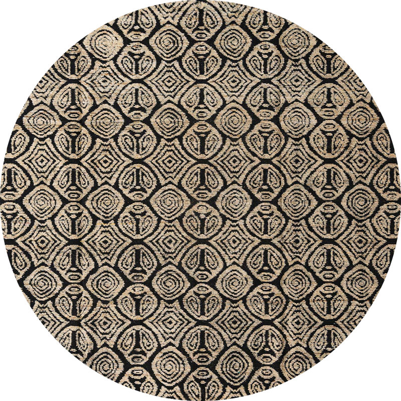 Tapis abstrait moderne 5213, Rond 6 pi