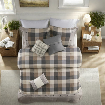 Premium Polyester Cal King Bedding Sets, Rustic Farmhouse Home Comfort